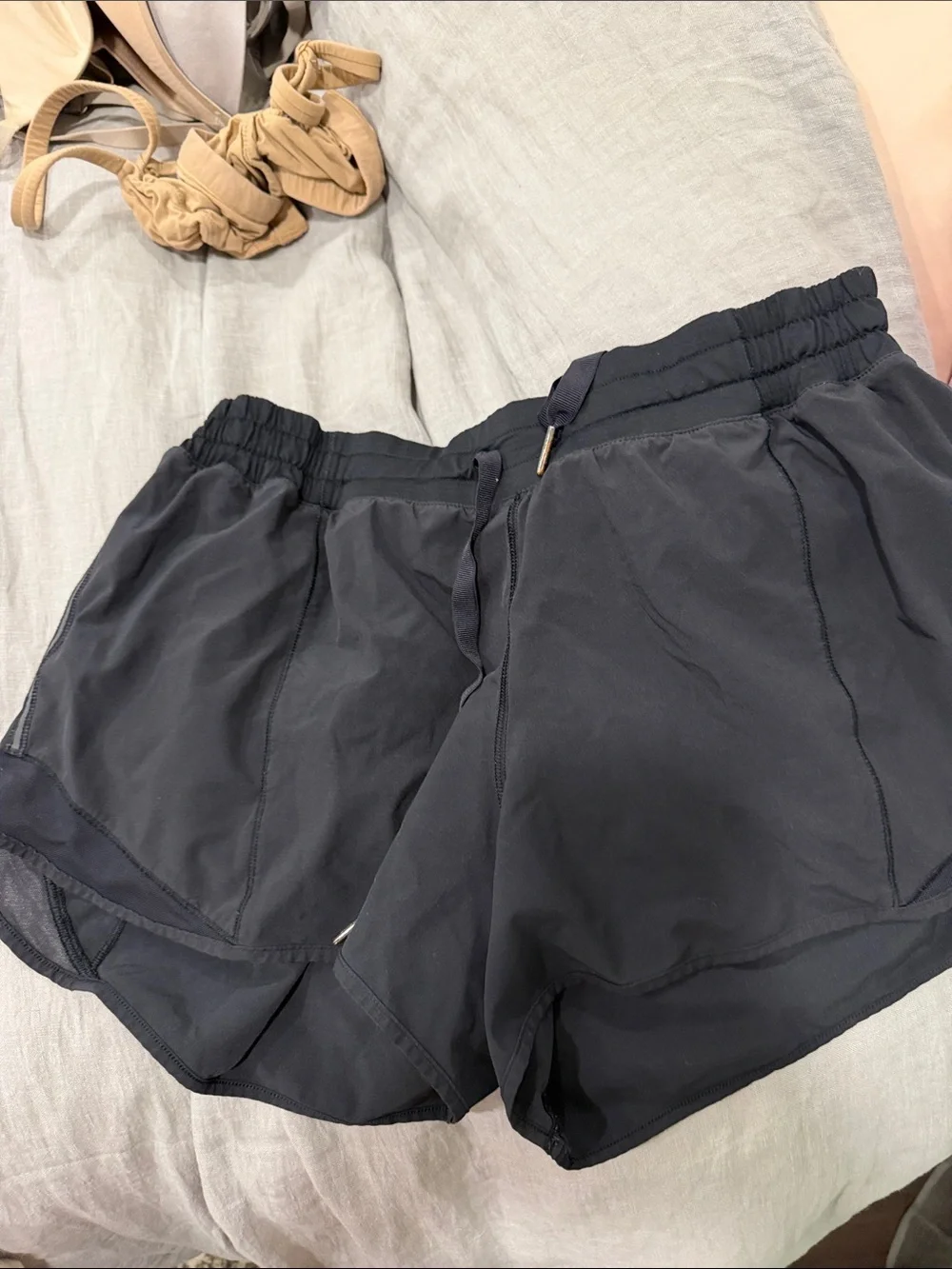 lululemon athletica Black Athletic Running Shorts